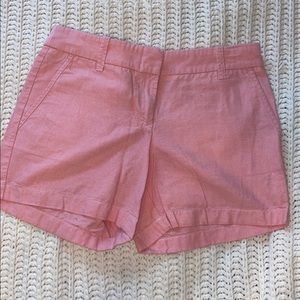 J Crew red/pink shorts